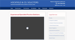Desktop Screenshot of hockfield.co.uk